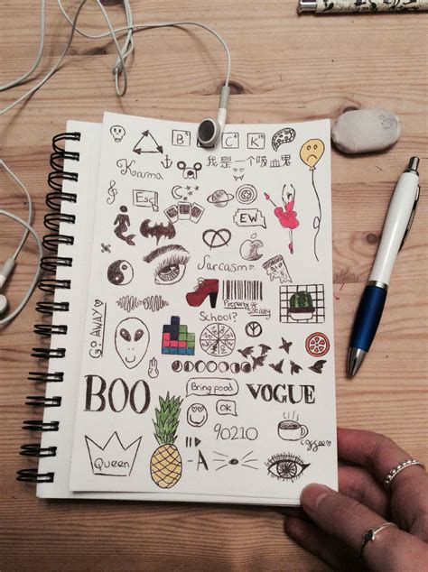 Resultado de imagen para simple doodles cuadernos | Easy doodle art ...