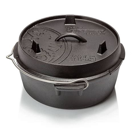 Petromax Cast Iron Dutch Oven with Flat Base - 1.7 Qt - Walmart.com