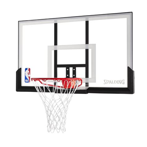 Spalding NBA 52 In. Acrylic Basketball Backboard & Rim Combo Hoop ...