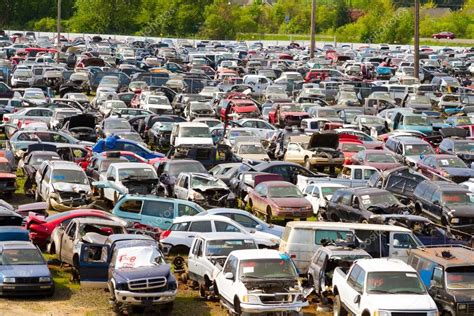 Auto Salvage Yard Junkyard Stock Photo by ©joshuarainey 37130381