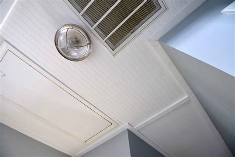 How to Cover Popcorn Ceilings with Beadboard