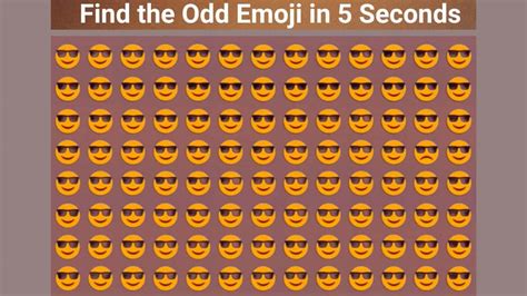 Seek and Find: Can you find the odd emoji in this image within 5 seconds?