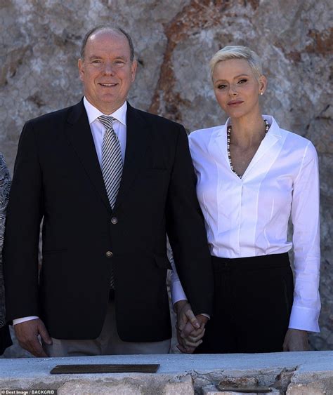 Albert of monaco poses for a photo with two children by former lovers ...