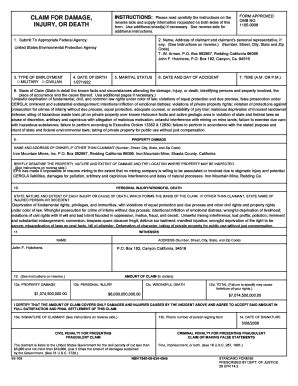 Standard Form 95 - Fill Online, Printable, Fillable, Blank | pdfFiller