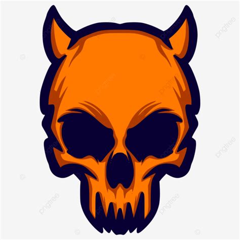 Skull Vanguard Leading Mascot Logo Vector, Skull, Skull Head, Skull Art PNG and Vector with ...