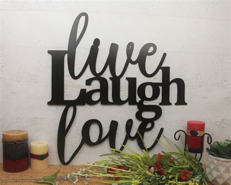 Live Laugh Love Wall Art – Madison Iron and Wood