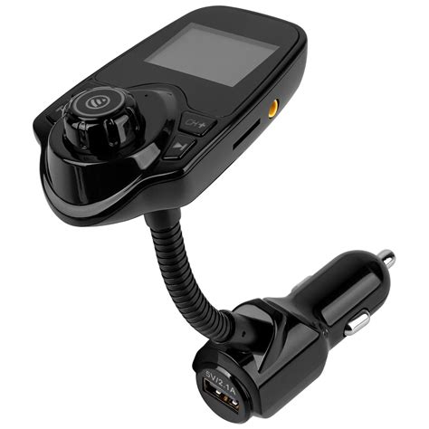 Wireless In-Car Bluetooth FM Transmitter Radio Adapter Car Kit with USB ...