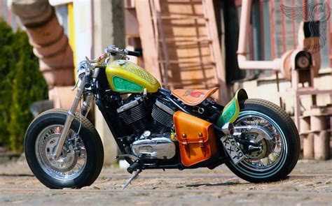 kawasaki 800 vulcan v-twin bobber by dozer garage - bikerMetric