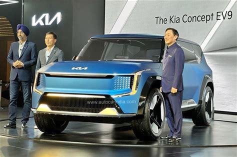 Kia Auto Expo 2023: EV9 electric SUV concept, design, range, tech ...