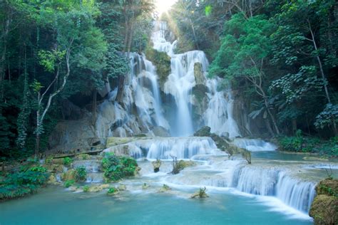 Kuang Si Waterfall - Luang Prabang Tours - Laos Tours