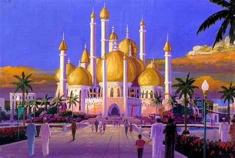 Arabian Palace Castle Illustration