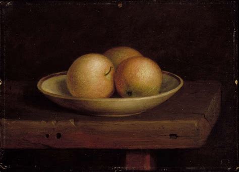 Ozias Leduc, The Three Apples, 1887, oil on heavy cardboard, 22.7 x 31. ...