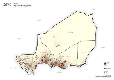 Niger Population Density Map | My XXX Hot Girl