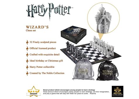 Harry Potter Noble Collection Wizards Chess Set - Etsy