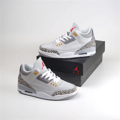 Jual Sepatu Pria NIKE Air Jordan Retro 3 Cool Grey | Shopee Indonesia