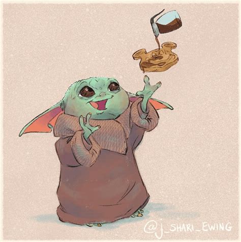 How To Draw A Cute Baby Yoda