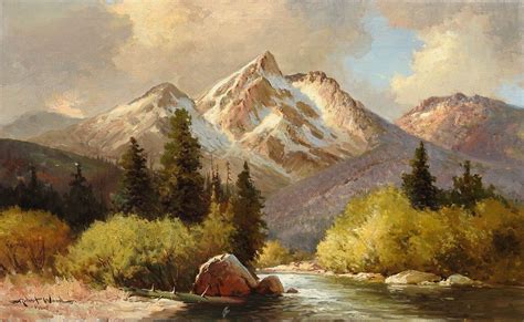 Grand Teton, 2016 Robert Wood Oil Unique Work Size : 24 x 1 x 36 in ...