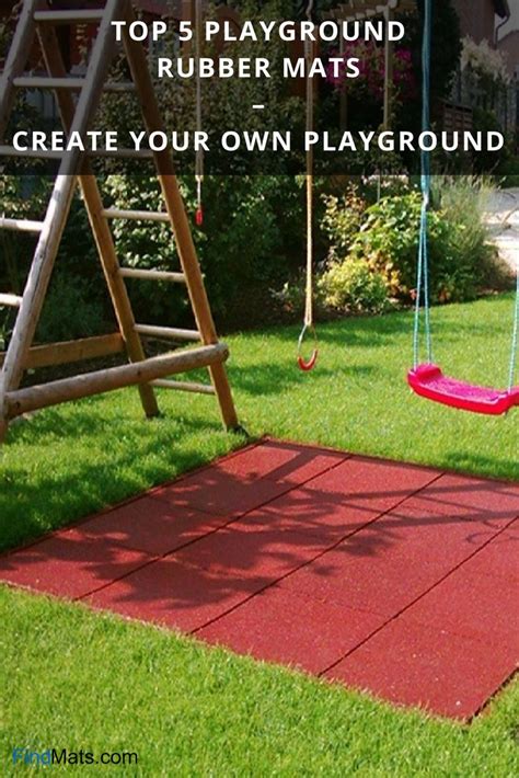 Top 5 Playground Rubber Mats – Create Your Own Playground From FindMats.com | Rubber playground ...