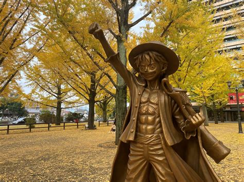 Statues of Luffy | Sightseeing | Kumamoto City Official Guide