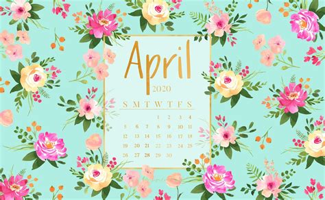 April 2024 Desktop Wallpaper Calendar - 2024 CALENDAR PRINTABLE