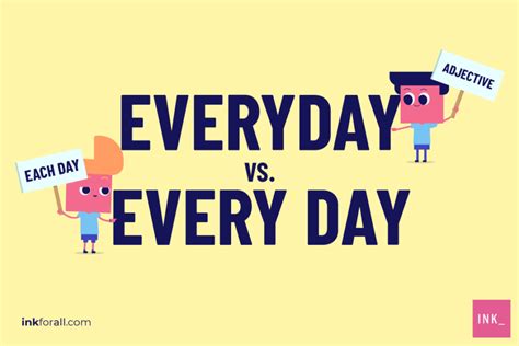 Everyday vs. Every day: Here's how to Pick the Correct Word – INK Blog