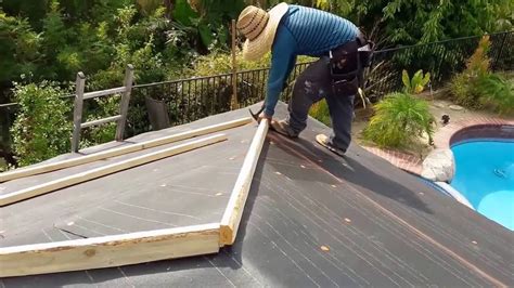 How to: Installing a tile roof , simple and easy , yet beautiful results.