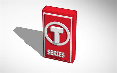 3D design T-Series Logo | Tinkercad