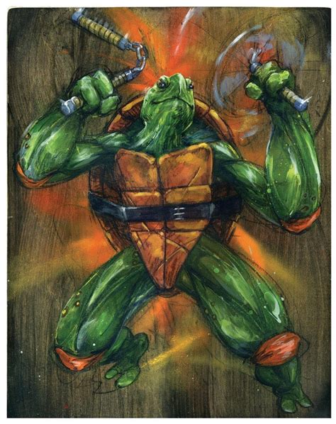 Ninja Turtles Art Prints Full Set of four prints TMNT