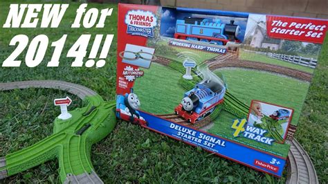 Thomas & Friends: Unboxing Trackmaster 4 Way Track Railway Set - YouTube