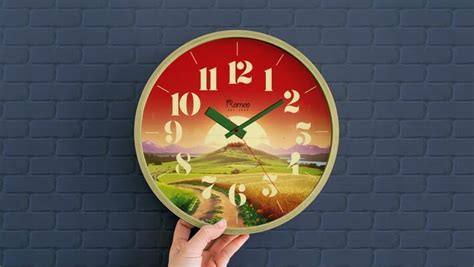 Free Wall Clock Mockup PSD » CSS Author