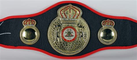 Lot Detail - Mike Tyson RARE Signed WBA Championship Belt (PSA/DNA)