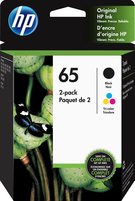 HP 65 2-pack Ink Cartridges Multicolor/ Black T0A36AN#140 - Best Buy