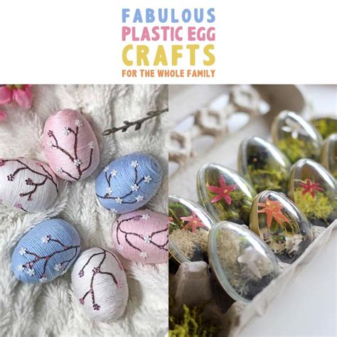 Fabulous Plastic Egg Crafts For The Whole Family - The Cottage Market