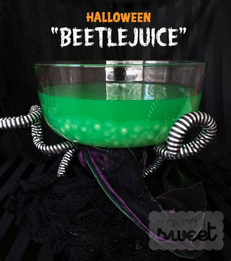 Halloween "Beetlejuice" - Making it Sweet