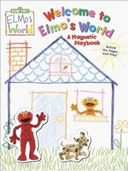 Amazon.com: Welcome to Elmo's World: A Magnetic Playbook (9780375813764): Random House, Mary ...