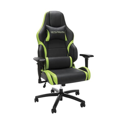 RESPAWN-400 Racing Style Gaming Chair - Big and Tall Leather Chair, Office or Gaming Chair Green ...