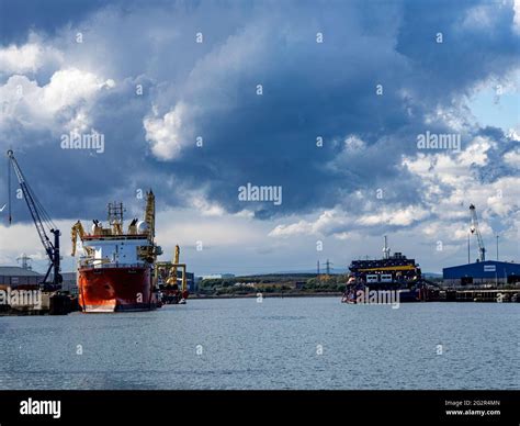 the Port of Blyth, Northumberland, UK, United Kingdom Stock Photo - Alamy