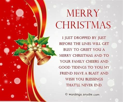 Christmas Messages For Friends And Family Wishes Quotes | Merry ...