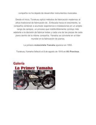 Torakusu yamaha | PDF