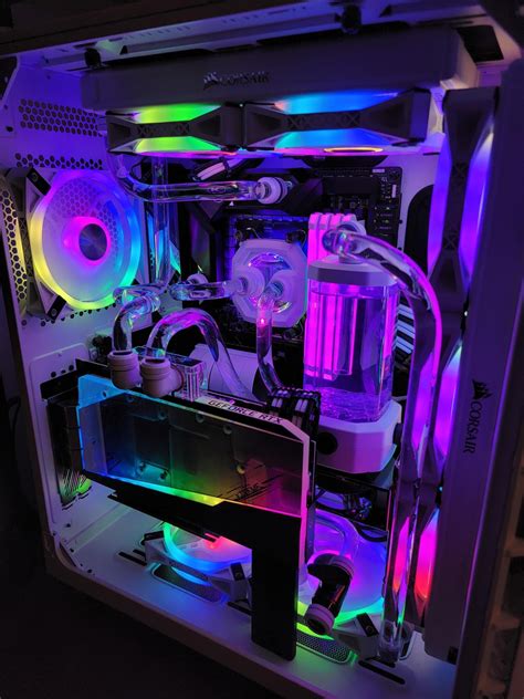 White Corsair for my first build : r/watercooling