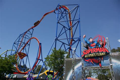 Six Flags Discovery Kingdom Superman Ultimate Flight - Rollercoasters ...