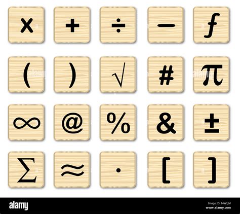 Math symbols hi-res stock photography and images - Alamy