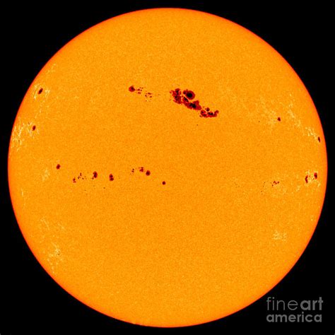 Sunspots On Sun Photograph by NASA Goddard Space Flight Center ...