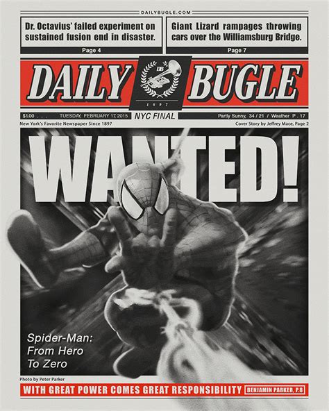 Amazing - Daily Bugle Variant 1. “ | Spiderman, Stan lee spiderman, Spiderman art