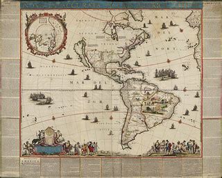 Noua et accurata totius Americae tabula | Zoom into this map… | Flickr