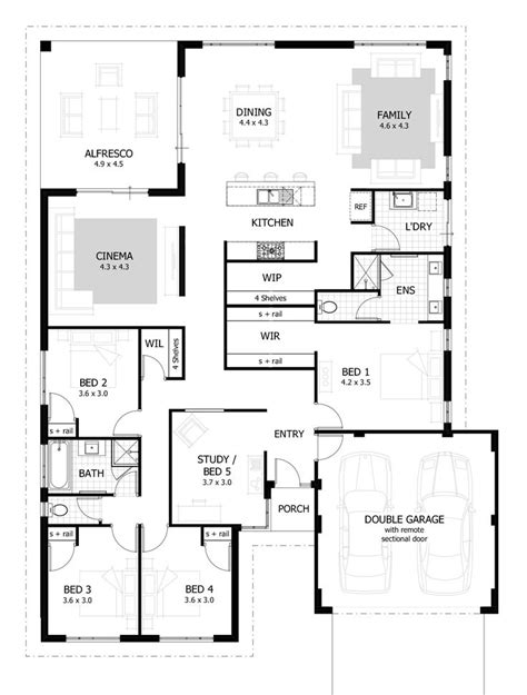 Pin by Jaspreet Singh on House & Cottage Floorplans | Floor plan design, Free house plans, House ...