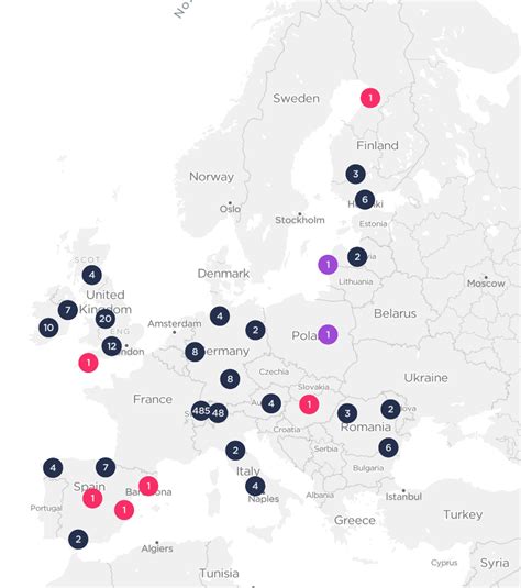 Map of current 5g masts in Europe (wtf switzerland) : r/MapPorn