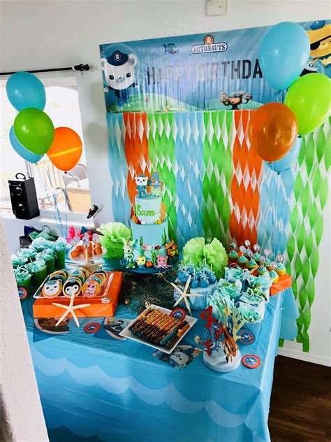 Octonauts Birthday Party, Ocean Birthday Party, 5th Birthday Party ...