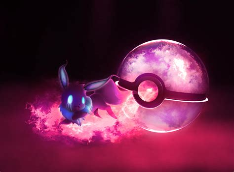 The Pokeball of Ghost Eevee by wazzy88 on DeviantArt