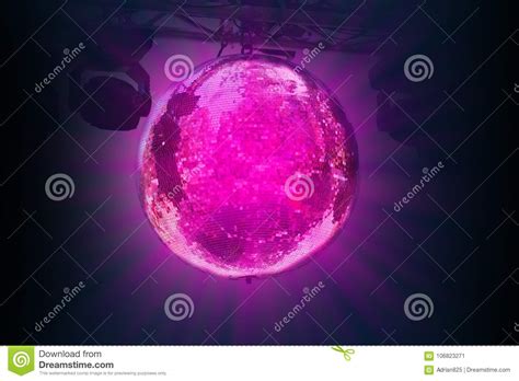 Shiny Disco Ball with Party Lights Stock Image - Image of cool, dark: 106823271